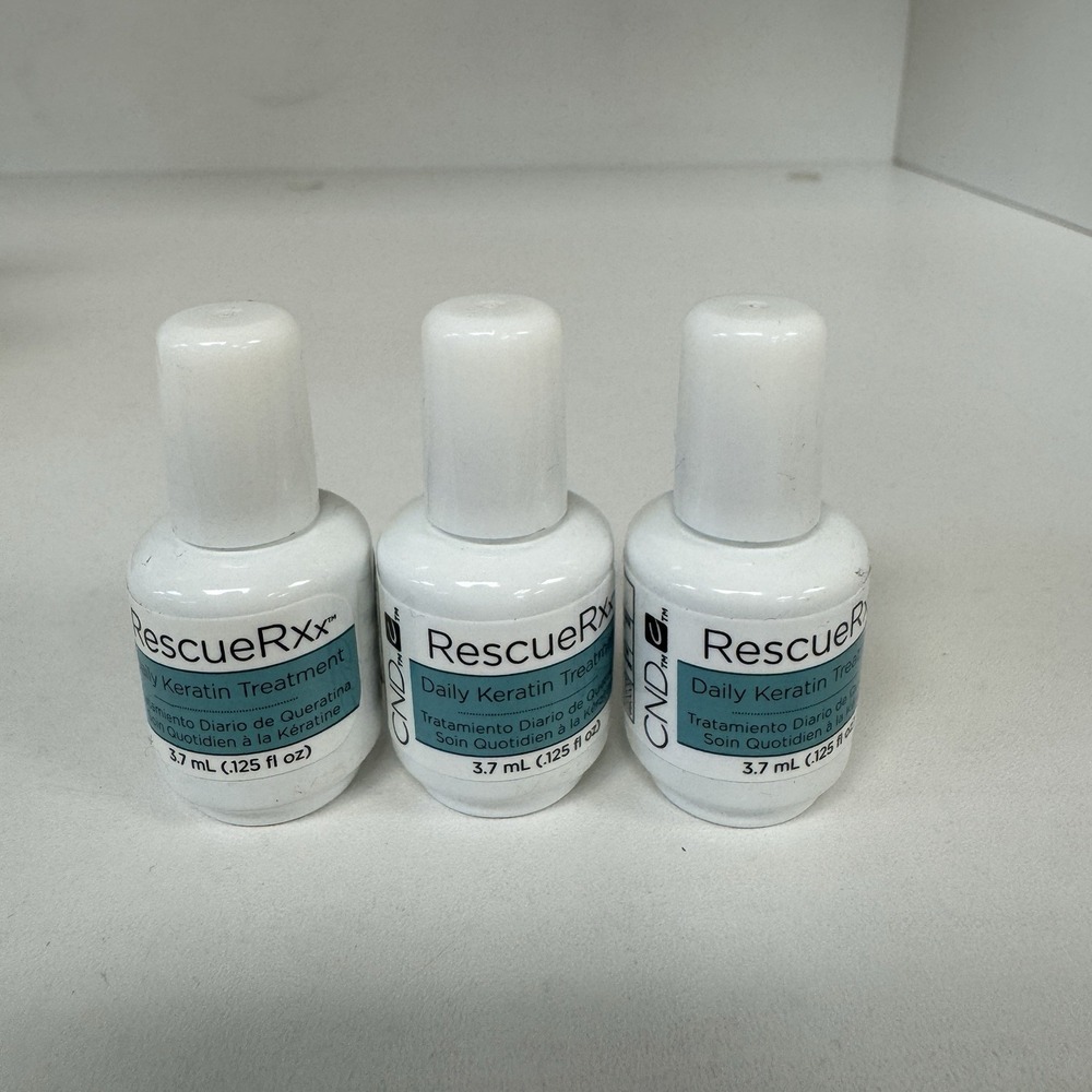 Pack Of 3 CND‎ RescueRXx Daily Keratin Treatment - 3.7 ml / .125 oz